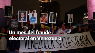 EL RÉGIMEN INSISTE | A un mes de las Elecciones en Venezuela donde Maduro ganó sin evidencias