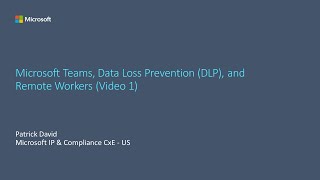 Microsoft Teams DLP - Know Your Data