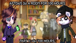 Aftons in a room for 100 hours ||part1 : 24 hours