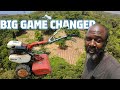 BIG GAME  CHANGER  IT MAKE A DIFFERENCE.TILLING  THE SOIL AND USING THE  CHAINSAW. AND LEARNING  🇯🇲