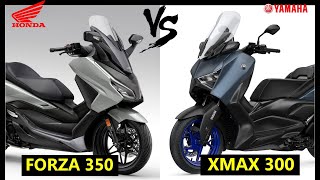 Honda Forza 350 vs Yamaha XMAX 300 |2023 version Comparison |TM