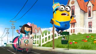 Sweet Bob minion VS Meena ! Despicable me minion rush Boss battle