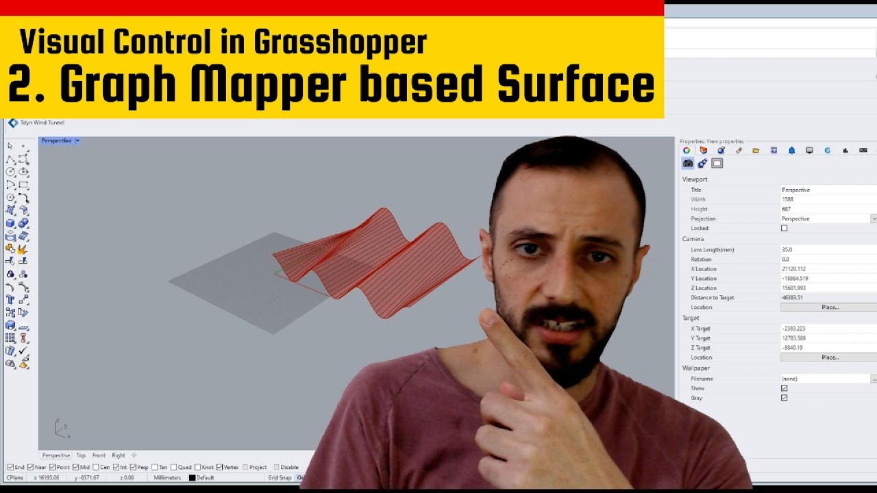 2 Graph Mapper Surfaces In Grasshopper Nurbs And Lofting