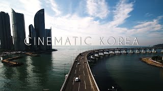 부산의 랜드마크 엘시티,마린시티/ 부산시티뷰/Busan, Cinematic Korea Drone shot / 4K 드론영상소스-해운대,엘씨티,마린시티,마천루,광안대교