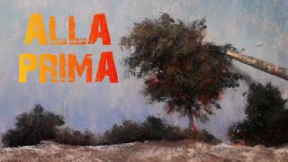 Alla Prima Landscape Painting