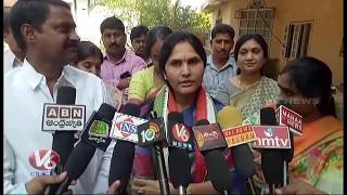 Congress Leader Komati Reddy Lakshmi Gopal Reddy From Nalgonda, Confident On Her Win | MLC Poll | V6