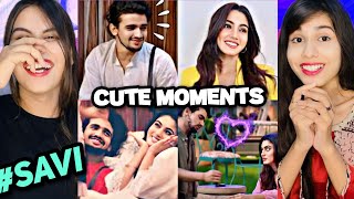 Reaction On Sana Makbul And Vishal PAndey Cute Friendship Moments ❤️😂PART 2 #Savi @ashmahreaction