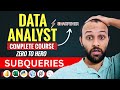 Data Analytics Tutorial #31 SQL Subqueries Explained | WHERE, SELECT, FROM & Correlated Subqueries