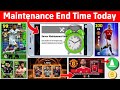 Maintenance End Time Today In eFootball 2024 Mobile !! Pes Server Maintenance End Time Today 🔔🤔