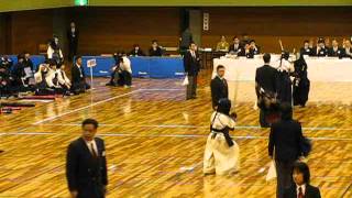 H24全国高校剣道選抜剣道大会 女子予選 守谷対箕島 先鋒次鋒