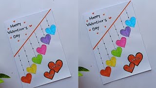 Easy \u0026 Beautiful white paper Handmade Happy Valentine's Day Card making 2025/ DIY Love Greeting Card