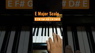 E Major Scale - Piano Tutorial