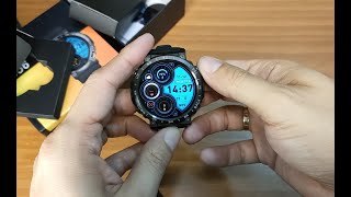 MASX S56 smartwatch unboxing and quick menu view