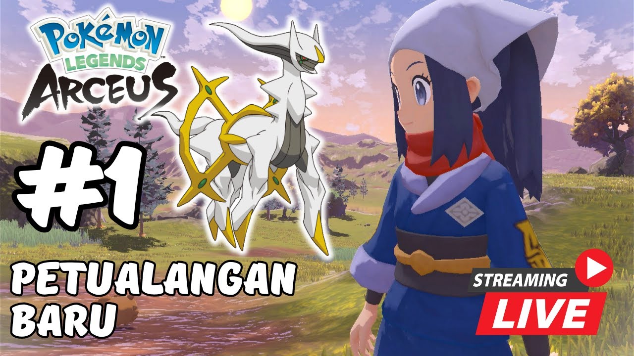 Live Pokemon Legends Arceus Memulai Petualangan Baru Youtube