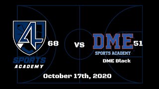 Pre-Season 4A Sports Academy 68 VS DME Black 51, October 17th, 2020