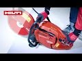 HOW TO cold start your Hilti DSH 700-X / DSH 900-X Gas Saw