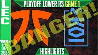 FNC vs MKOI Highlights Game 1 | LEC Winter Playoffs Round 3 2025 | Fnatic vs Movistar KOI G1