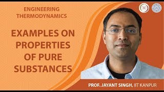 Examples on properties of pure substances