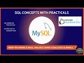 SQL CONCEPTS - WHAT IS NULL IN SQL? HOW TO HANDLE NULL VALUES USING COALESCE & IFNULL FUNCTION?