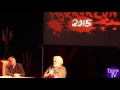 gunnar hansen talk at horrorcon 2015 texas chainsaw massacre