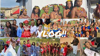 Vlog: weekend with Zulu maidens |umemulo noMembeso ka Bonga💃💃💃💃🥰❤️|South African YouTuber 🇿🇦