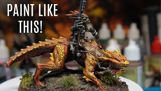 Pro Tips for Painting a Kroot Lone-Spear | Warhammer 40K Step-by-Step Painting Guide