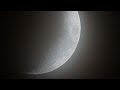 lunar occultation of saturn through the clouds 2025