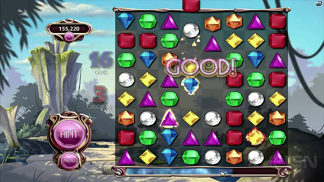 Bejeweled 3: Classic Mode Gameplay - YouTube