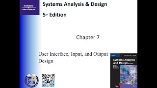 Chapter 7 - User Interface, input, output Part 1