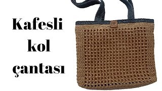 KAFESLİ KOL ÇANTASI