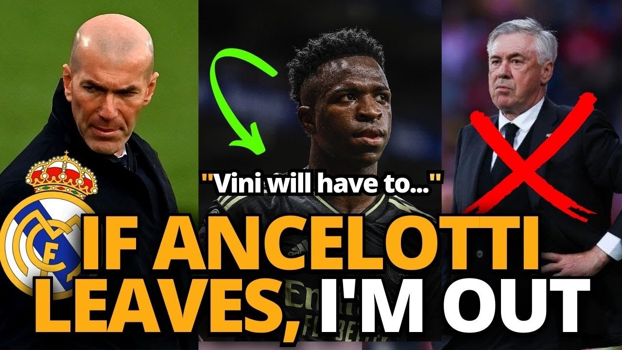 🚨VINICIUS JR IN SHOCK!! ZIDANE NEW TRAINER OF REAL MADRID AND ANCELOTTI ...