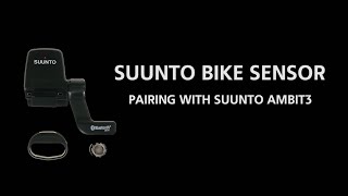How to pair the Suunto Bike Sensor with Suunto Ambit3
