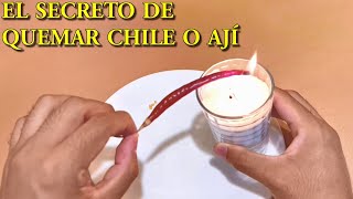 QUEMA CHILE O AJÍ ELIMINA BRUJERÍAS, ENVIDIAS, CHISMES Y MALA VIBRA, Fácil, Rápido y Efectivo