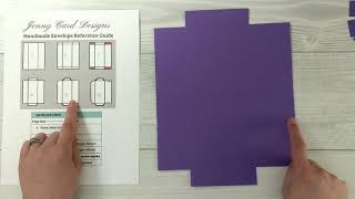 How To Make a Top Folding Slimline Envelope and Card