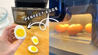 Air Fryer Hard Boiled Eggs | Cook Time \u0026 Temp for PERFECT Easy-Peel Eggs!