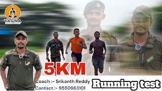 5KM RUNNING TEST BY YAGNA DEFENCE STUDENTS ARMY TRENDING