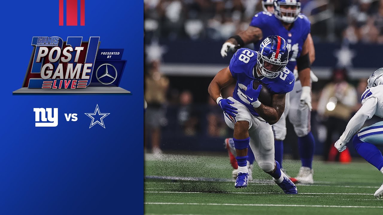 Giants Postgame Live: Giants Vs. Cowboys Week 5 - YouTube