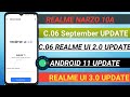 REALME NARZO 10A STABLE UPDATE | NARZO 10A C.06 Augusta September UPDATE | ANDROID 11 UPDATE #shorts