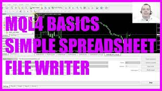 MQL4 TUTORIAL BASICS - 94 SIMPLE SPREADSHEET FILE WRITER