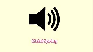 Metal Spring Sound Effect