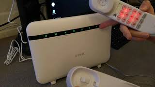 VoIP/SIP on a Zyxel VMG8825-B50B router.