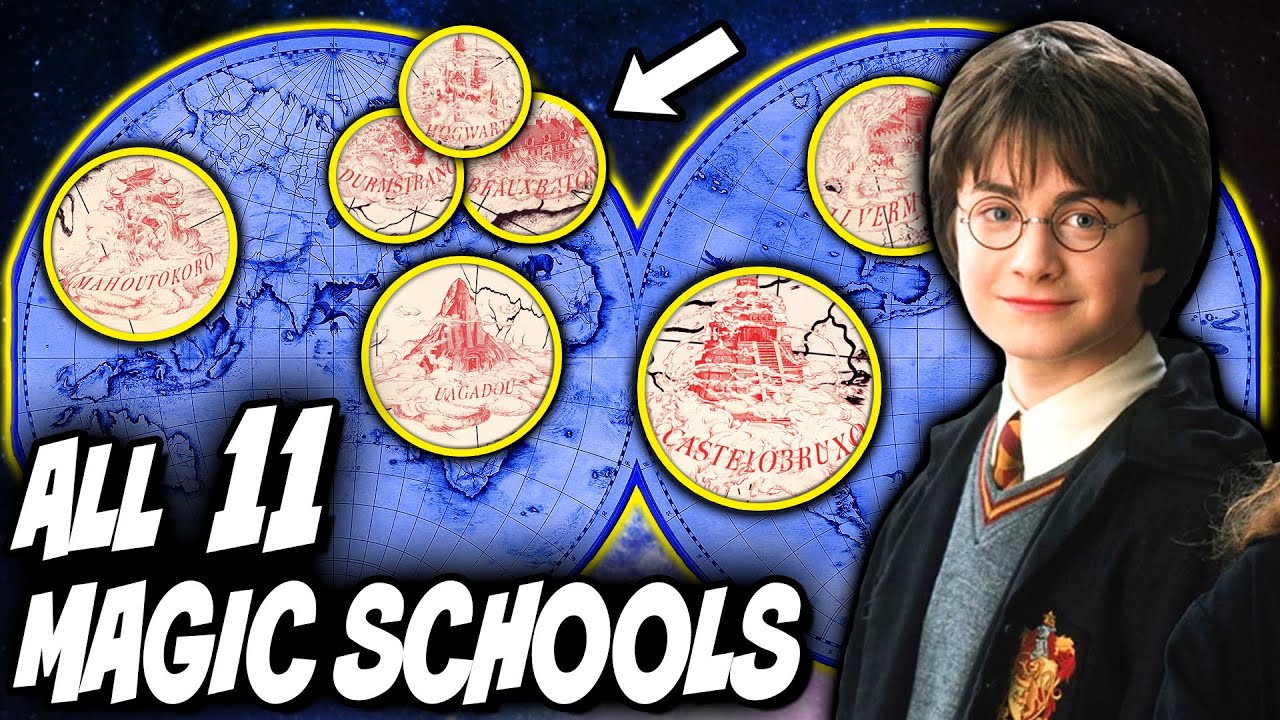 The History Of Every Magic School In The Wizarding World All 11 Harry ...