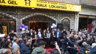 Diyarbakır'da Halk Lokantası’nın 3’üncü şubesi Sur’da hizmete açıldı