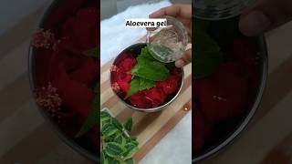 🔥Diy Hibiscus Hair Mask for Hair fall and extreme Hair Growth #shorts #ytshort #haircare#shortvideo