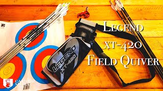 Archery | Legend XT-420 Field Quiver - Perfect for Indoor, Field, and 3D Target Archery