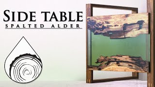 making epoxy side table | coffee table