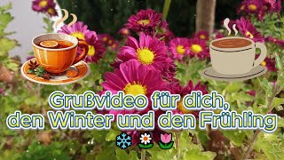 Liebe Grüße ✉️🌞 Ich schicke dir liebe Grüße im Januar ❄️🌼🌷. Viele Grüße 🌸