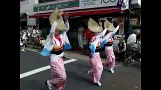 堀切かつしか菖蒲まつり パレード　南越谷合同連の阿波踊り♪