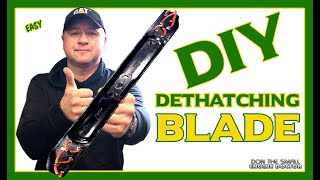 How To Make Your Own Dethatching Mower Blade At Home