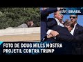 Foto apresenta momento exato do tiro contra Donald Trump  | SBT Brasil (15/07/24)